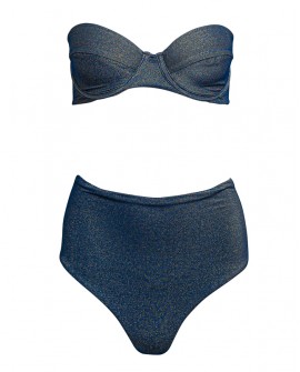 Antonella Bikini blue-gold